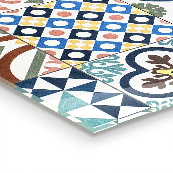 Stänkskydd kök Portugisiska mosaikprydnader