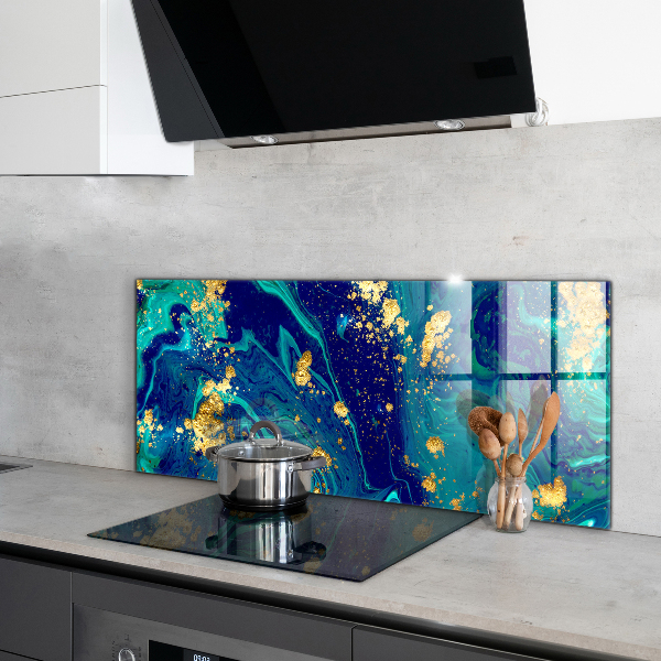 Stänkskydd kök Modern konst abstraktion
