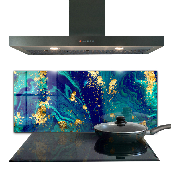 Stänkskydd kök Modern konst abstraktion