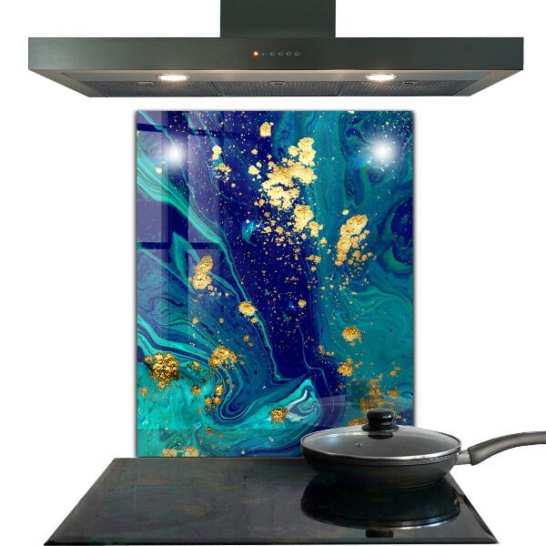 Stänkskydd kök Modern konst abstraktion