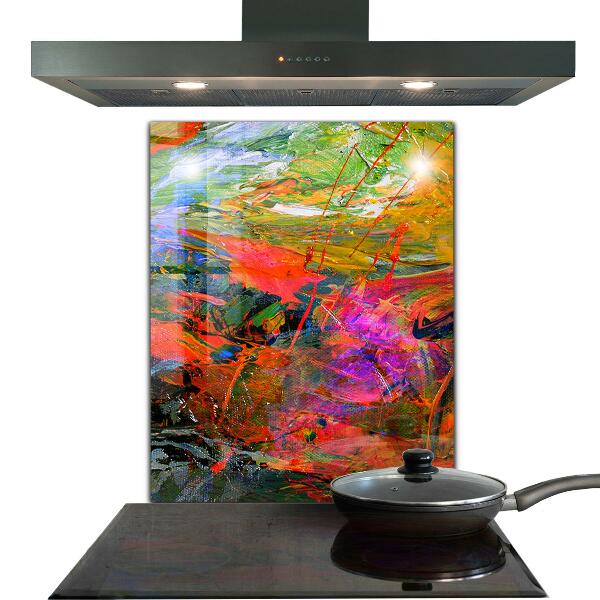 Stänkskydd kök Färgexplosion