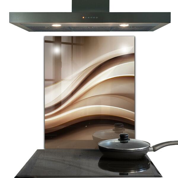 Stänkskydd kök Energivågabstraktion