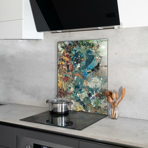 Stänkskydd kök Oljefärgstruktur