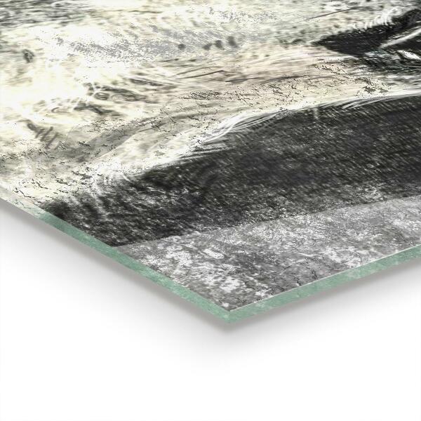 Stänkskydd kök Kanadensisk Wolf Illustration