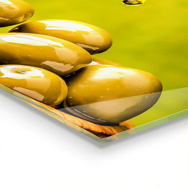 Stänkskydd kök Gröna färska oliver