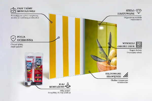 Stänkskydd kök Gröna färska oliver
