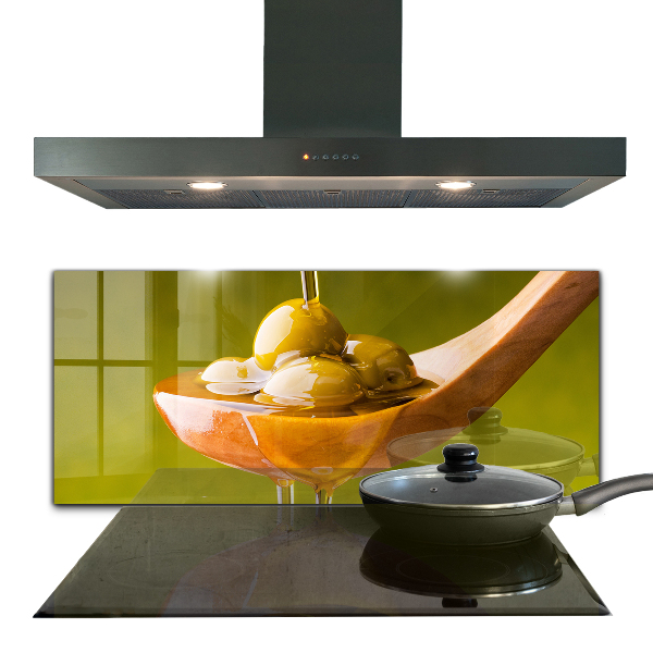 Stänkskydd kök Nypressad olivolja