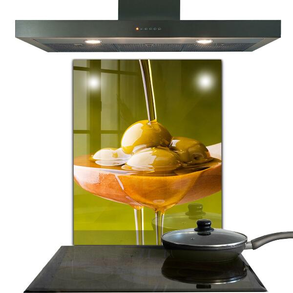 Stänkskydd kök Nypressad olivolja