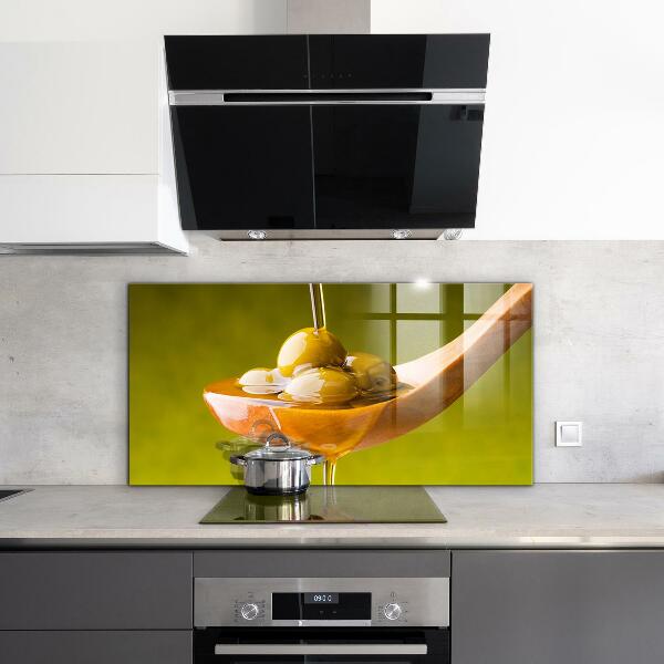 Stänkskydd kök Nypressad olivolja