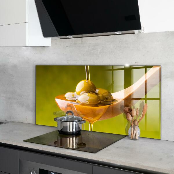 Stänkskydd kök Nypressad olivolja