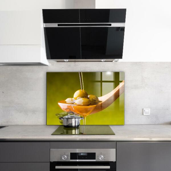 Stänkskydd kök Nypressad olivolja