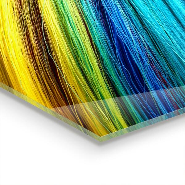 Stänkskydd kök Färgglada grafiska regnbågemönster