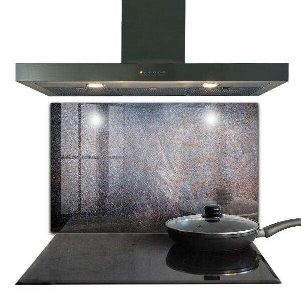 Stänkskydd kök Vintage metall textur