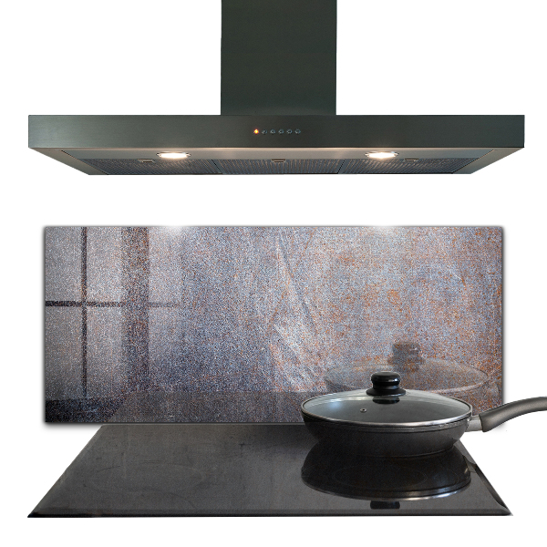 Stänkskydd kök Vintage metall textur