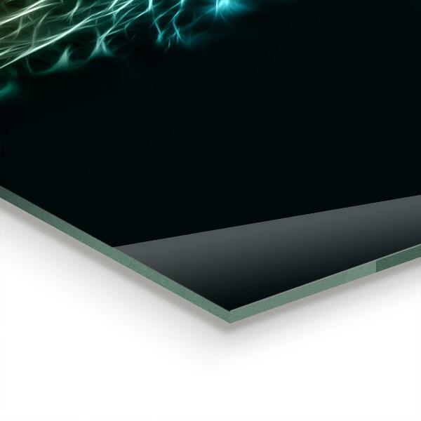 Stänkskydd kök Lejon i abstrakt upplaga