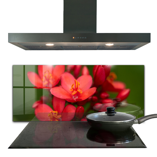 Stänkskydd kök Blommande blomknoppar