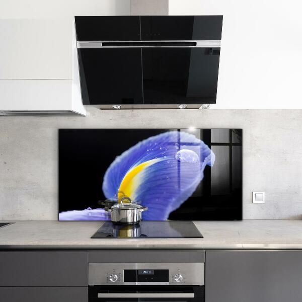 Stänkskydd kök Lila irisblomma