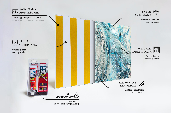 Stänkskydd kök Havsvåg