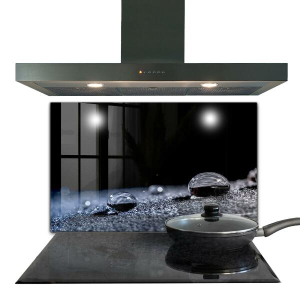 Stänkskydd kök En droppe dagg på morgonen