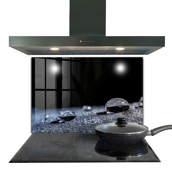 Stänkskydd kök En droppe dagg på morgonen