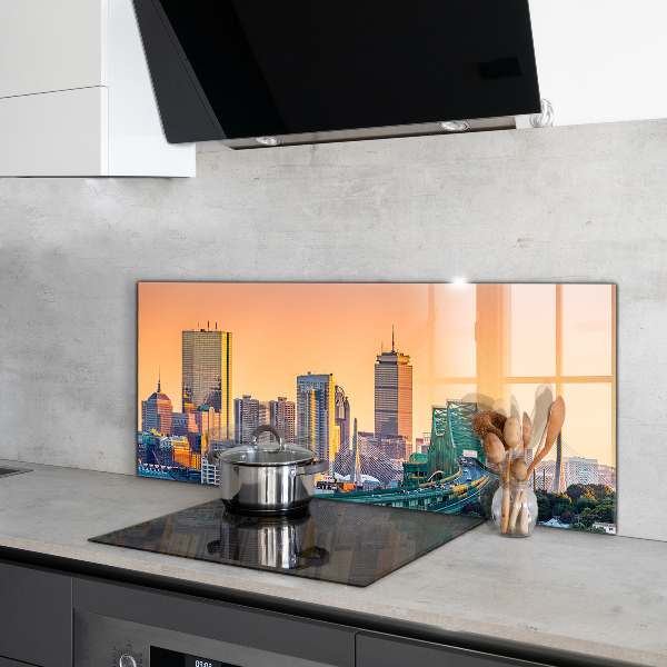 Stänkskydd kök Boston arkitektur