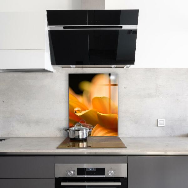 Stänkskydd kök Gerber blomma