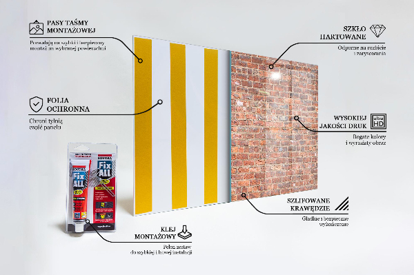 Stänkskydd kök Tegelväggtextur