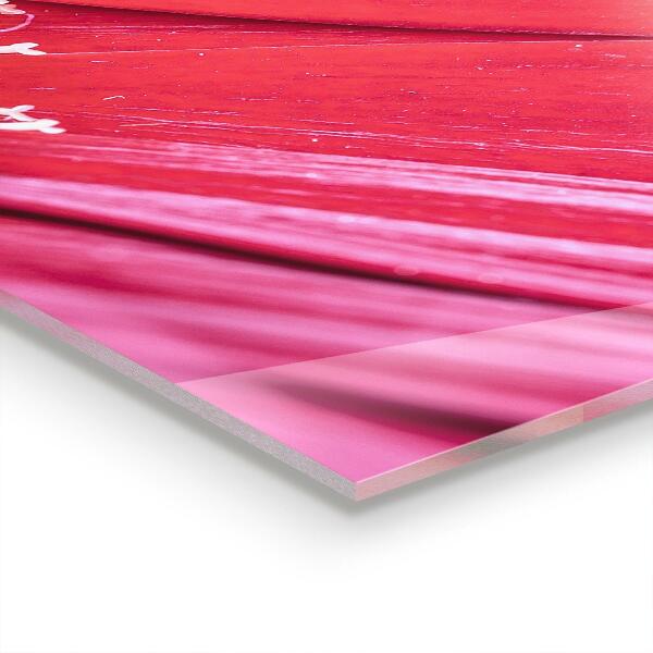 Stänkskydd kök Rosa blomma naturdetaljer