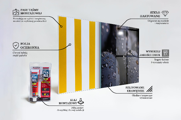 Stänkskydd kök Saftiga blåbär