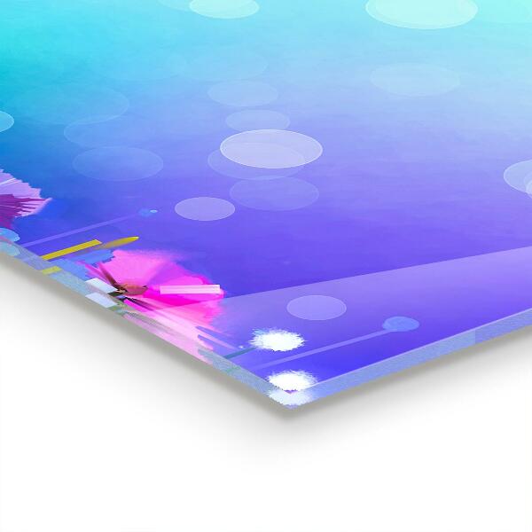 Stänkskydd kök Färgglad äng