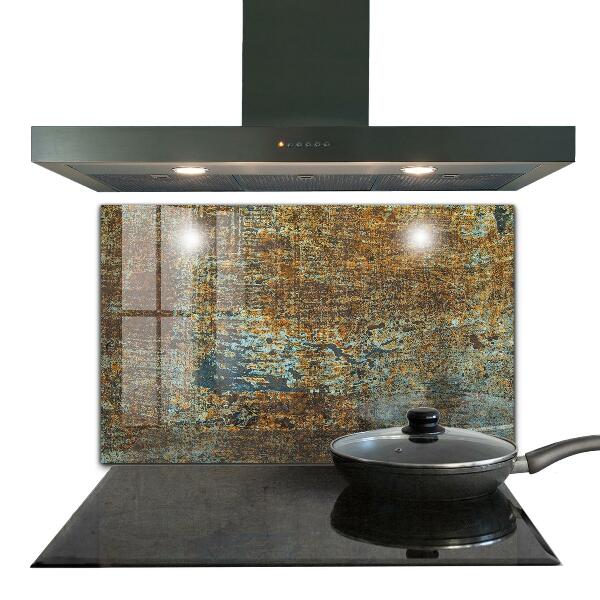 Stänkskydd kök Gammal metallstruktur