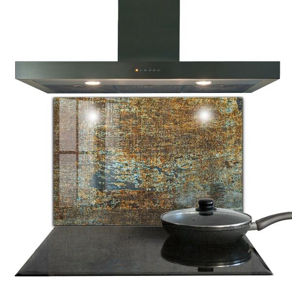 Stänkskydd kök Gammal metallstruktur