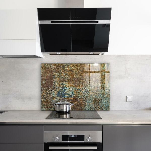 Stänkskydd kök Gammal metallstruktur