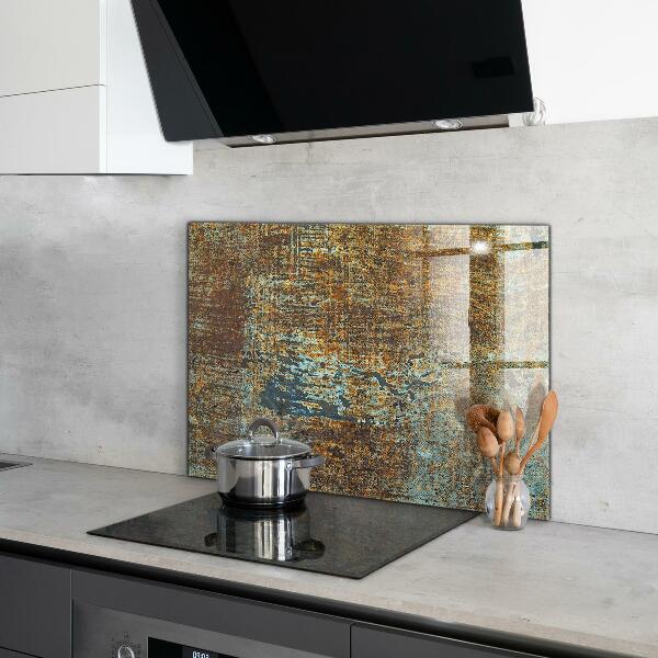 Stänkskydd kök Gammal metallstruktur