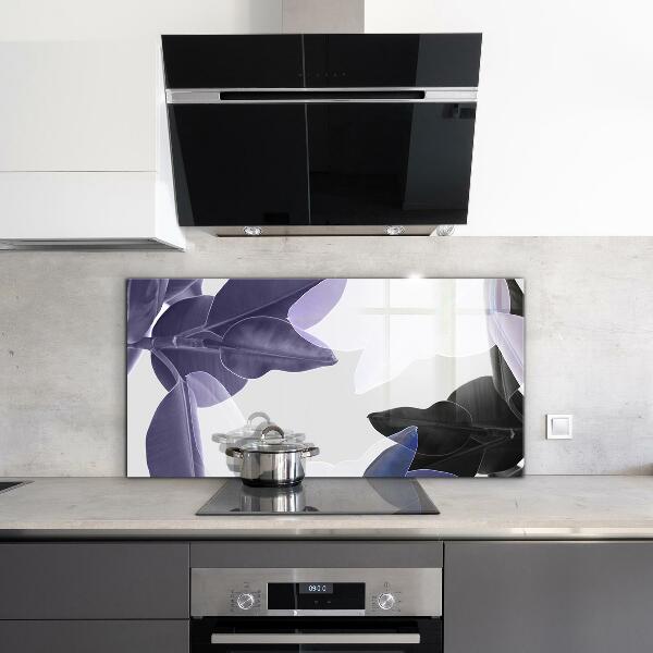 Stänkskydd kök Exotiska löv Illustration