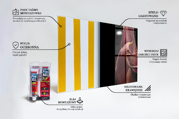 Stänkskydd kök Elegant delikat blad