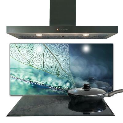 Stänkskydd kök Delikat bladstruktur