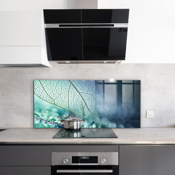 Stänkskydd kök Delikat bladstruktur