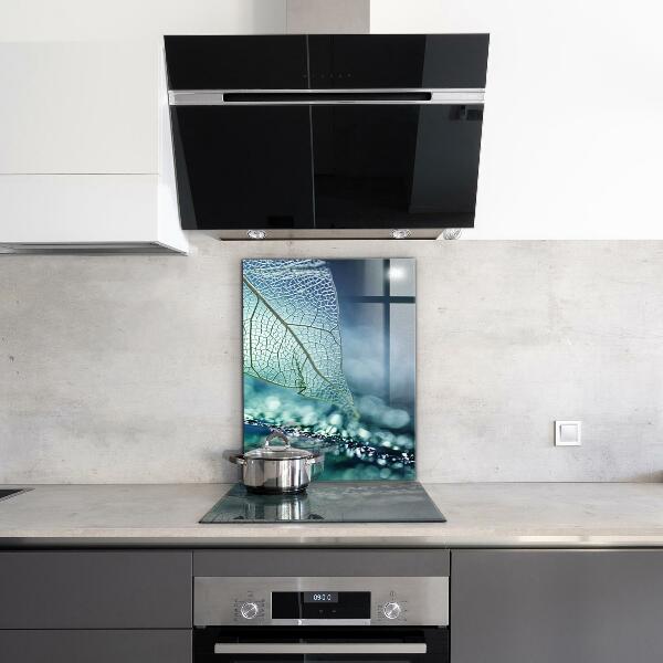 Stänkskydd kök Delikat bladstruktur