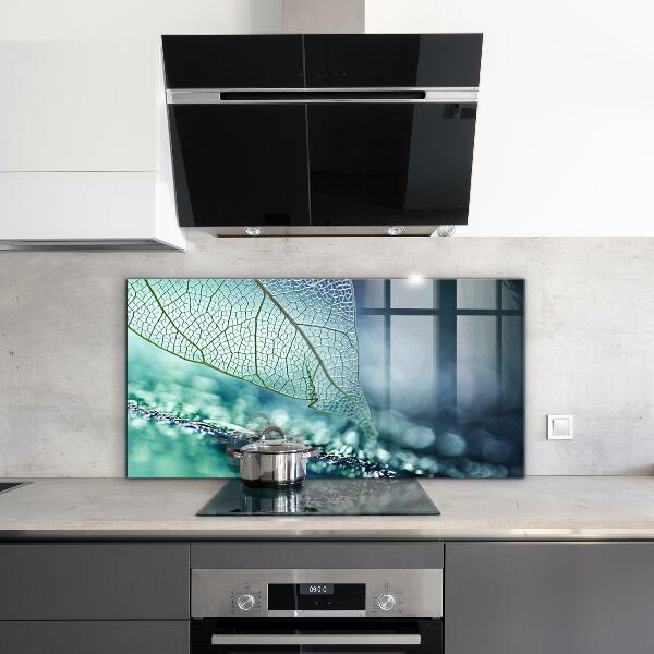 Stänkskydd kök Delikat bladstruktur