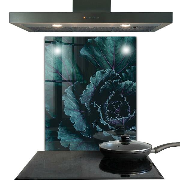 Stänkskydd kök Kålblad Mörkgröna