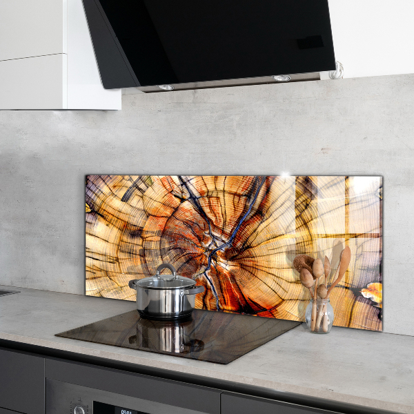 Stänkskydd kök Naturliga träkorn