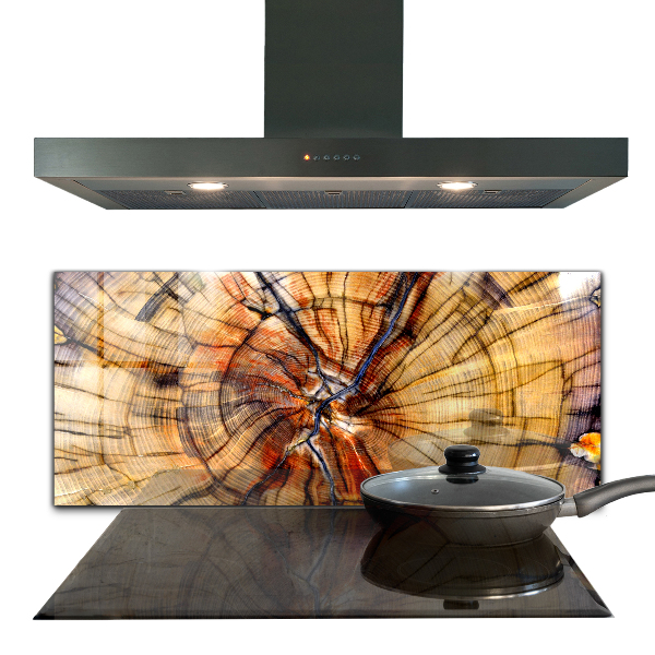 Stänkskydd kök Naturliga träkorn