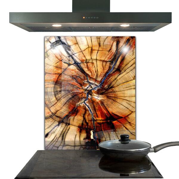 Stänkskydd kök Naturliga träkorn