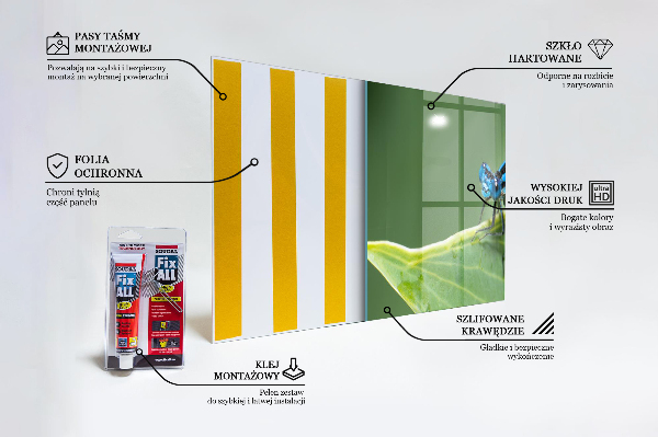 Stänkskydd kök Slända på löv