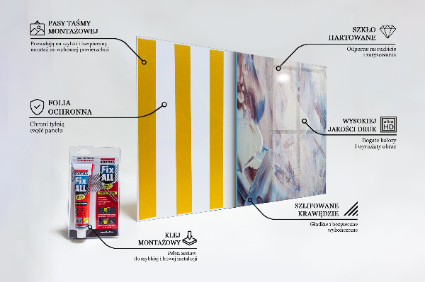 Stänkskydd kök Textur färg abstraktion