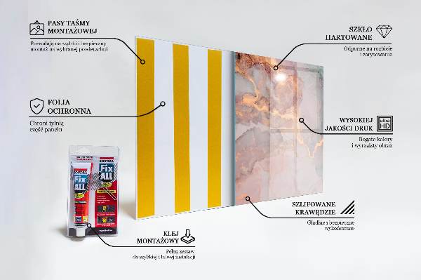 Stänkskydd kök Marmor textur