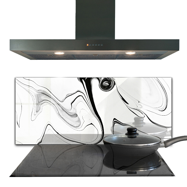 Stänkskydd kök Monokrom akvarell