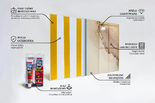 Stänkskydd kök Modern konst