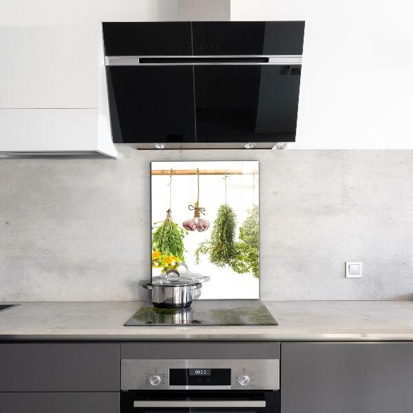 Stänkskydd kök Torkade örter Örtmedicin